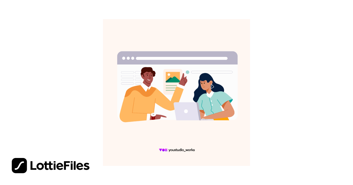 Free user experience Animation by youstudio media works | LottieFiles