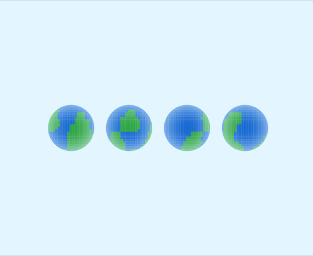 Rotating earths