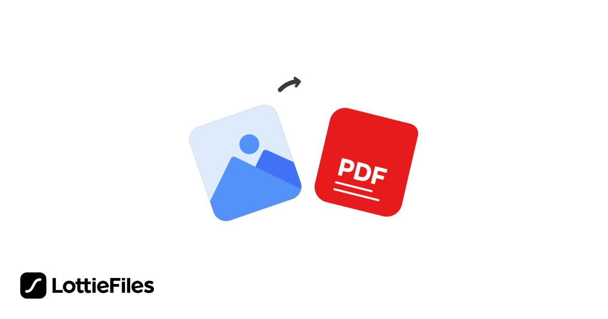 Free image to pdf Animation by Shehzad | LottieFiles