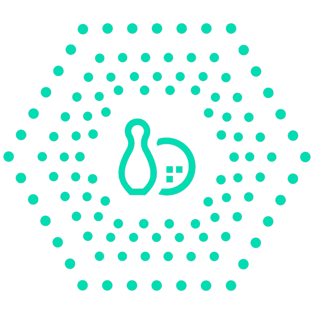 Bowling symbol icon Lottie JSON animation