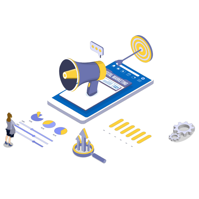Marketing strategy Lottie JSON animation