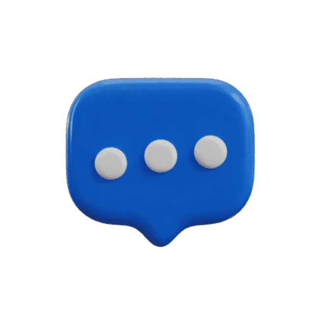 3D Message Icon