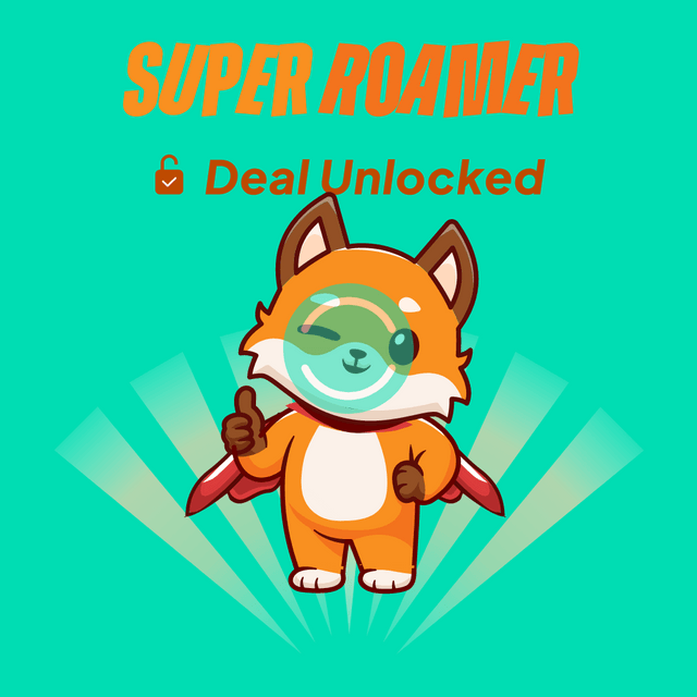 Super roamer landingpage Lottie JSON animation