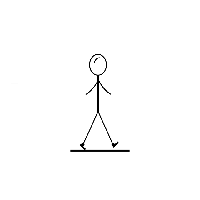 cartoon walk cycle Animation