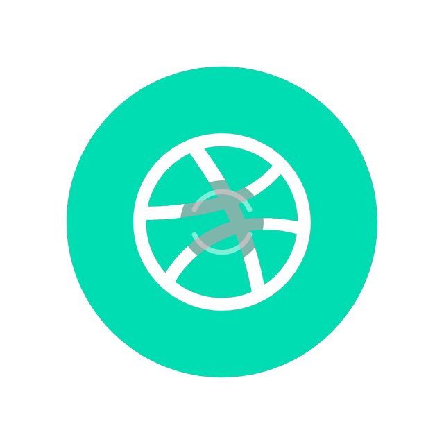 Dribbble liquid fillup icon Lottie JSON animation