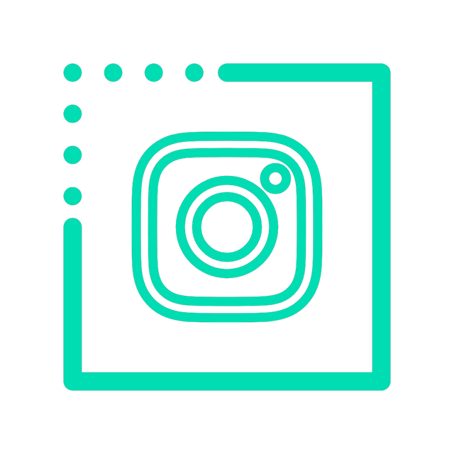 Instagram icon Lottie JSON animation