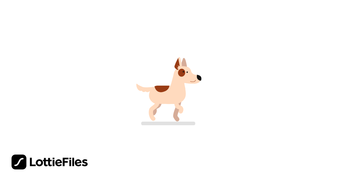 Free Dog Walk Animation by Satvir Singh | LottieFiles