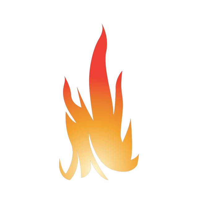 Abstract flames Lottie JSON animation