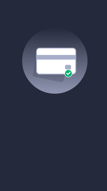 Edition of the Card Payment Successful animation