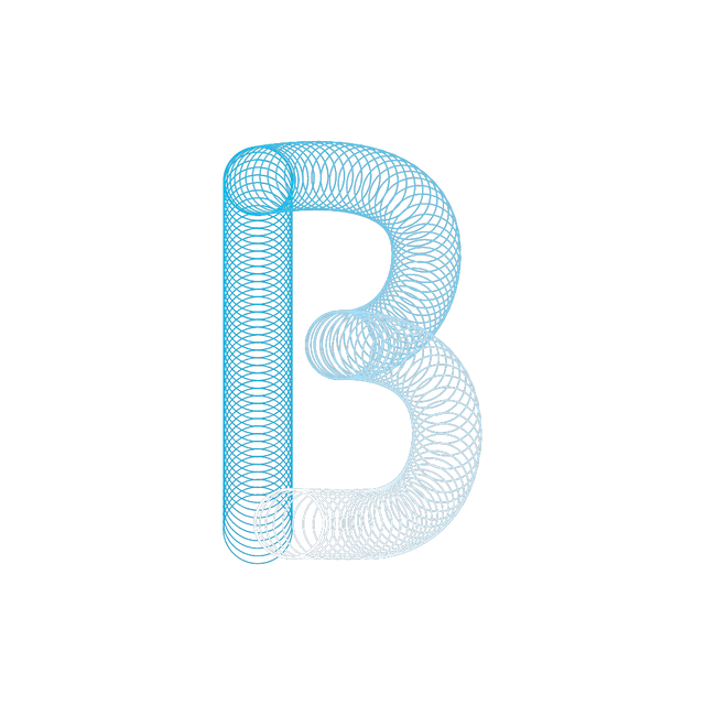 B Ball alphabet Lottie JSON animation