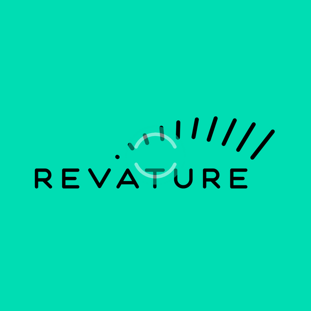 Revature logo Lottie JSON animation