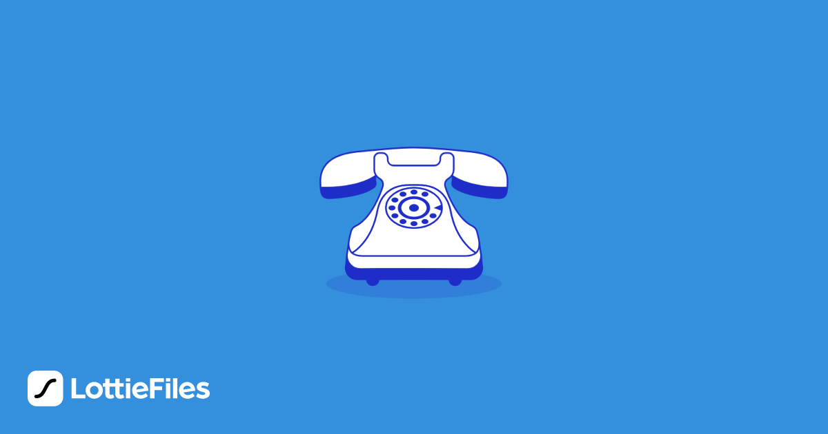 Call Ringing Free Ringing Telephone Animation by Incze Attila | LottieFiles