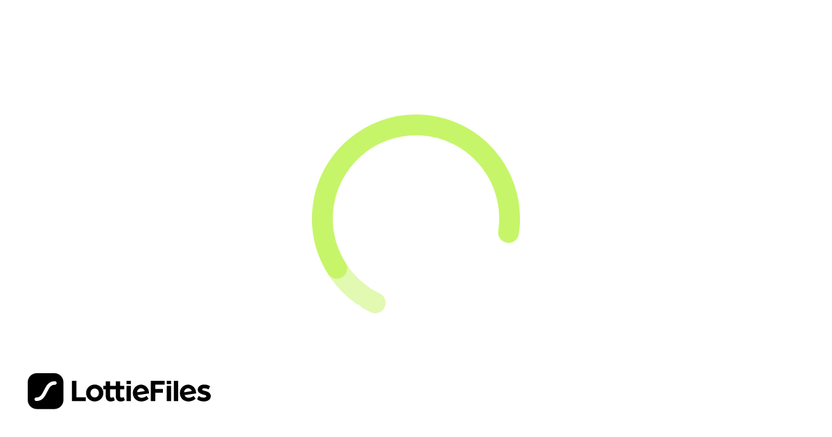 Free Green Loading Ring Animation by Auja Little | LottieFiles