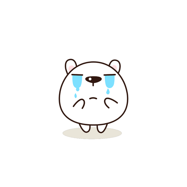 Kawaii animals crying