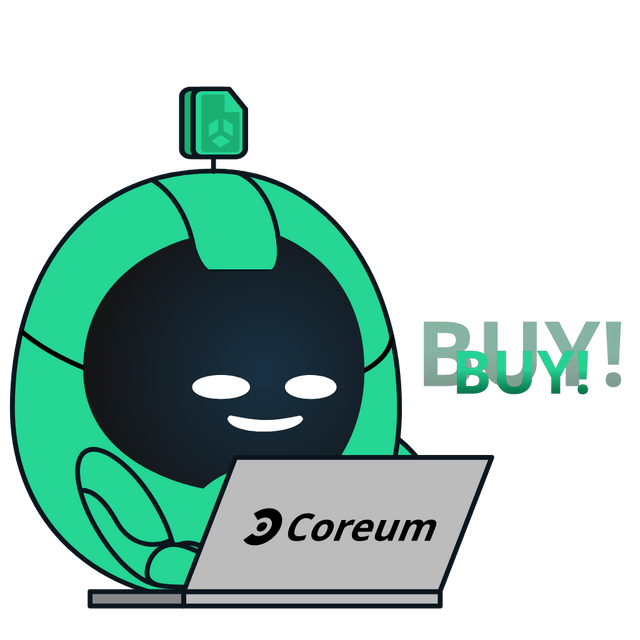 Coreum Animated Stickers