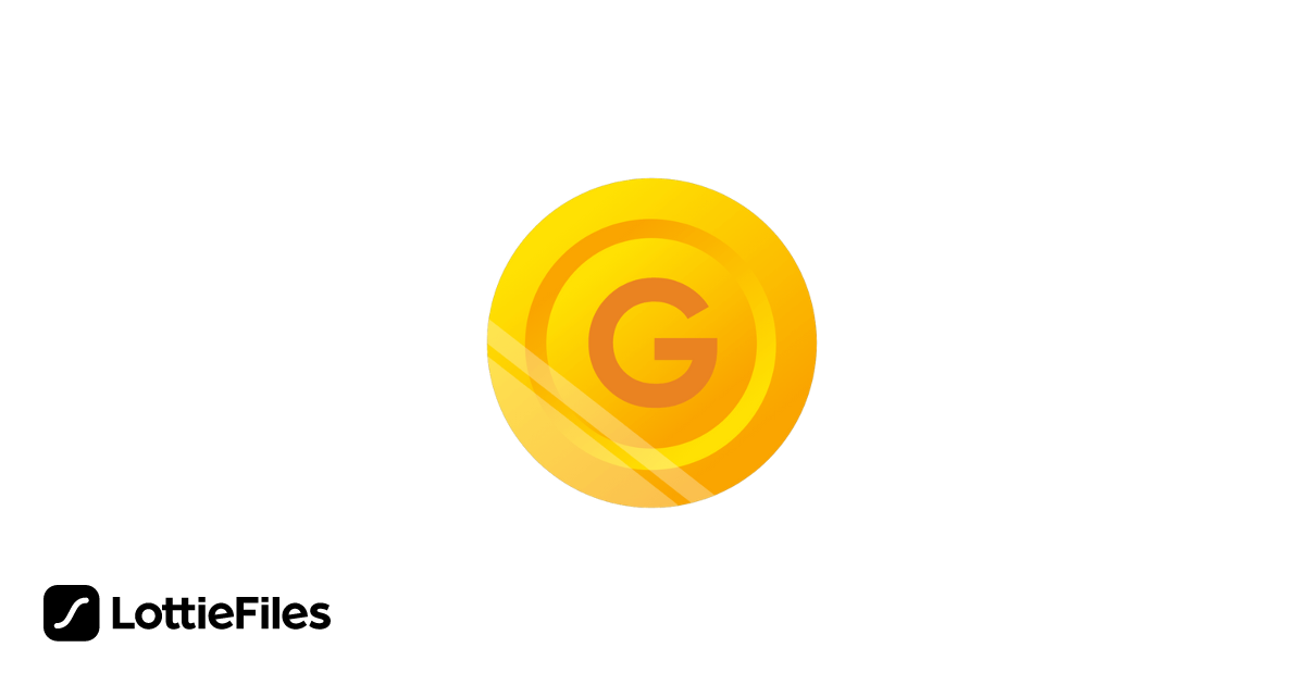 Free golden coin Animation by Joé | LottieFiles