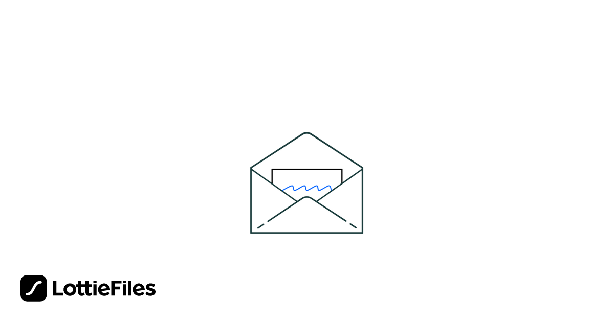 Free Letter in Envelope Animation by Brian | LottieFiles