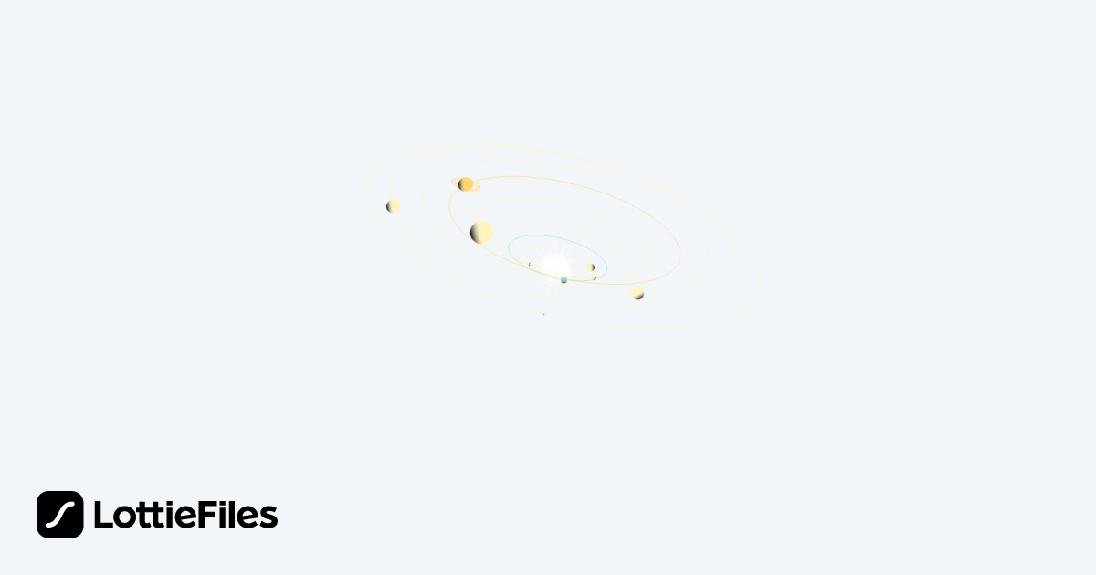 Free Solar system Animation by Babak Mashouf | LottieFiles