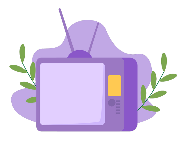 Old vintage television
