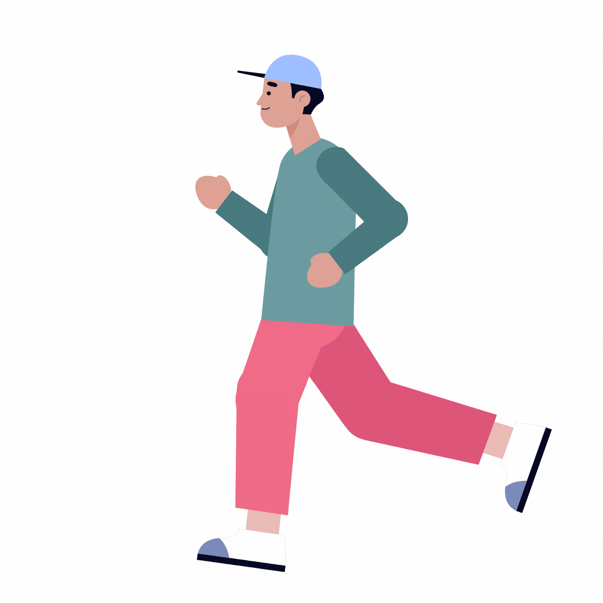 Man Running Animated Gif