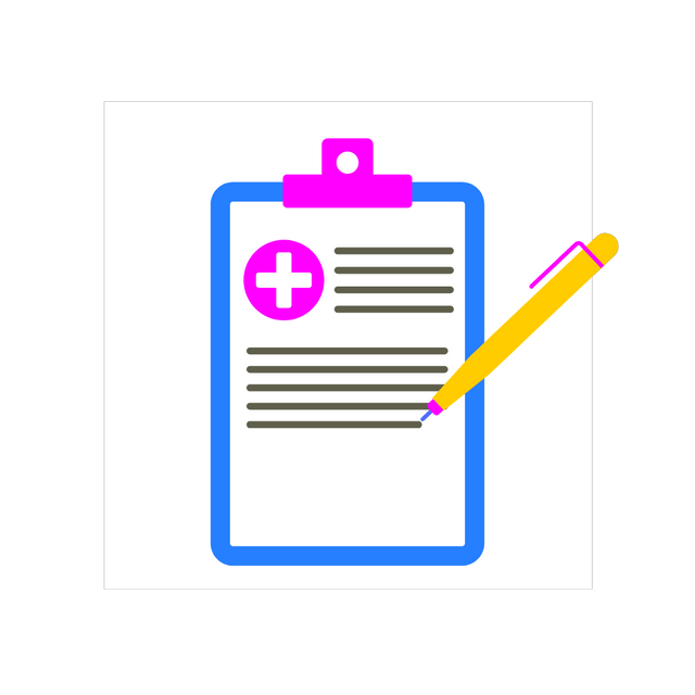 Medical report animated icon