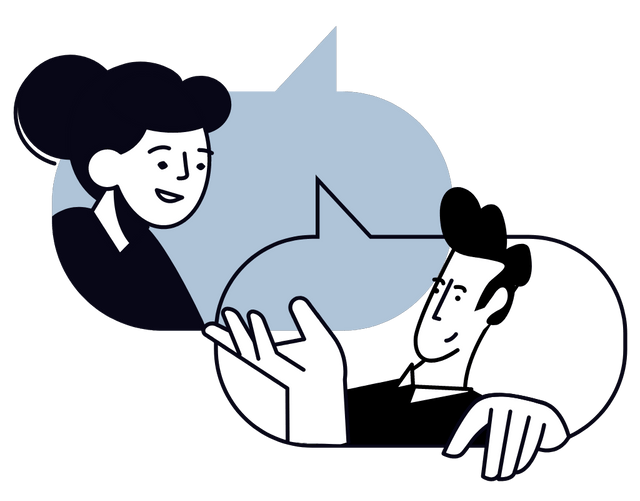 Boy And Girl Chat on Social Media