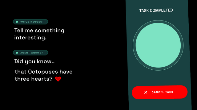 Free Interactive AI Voice Assistant App Animation