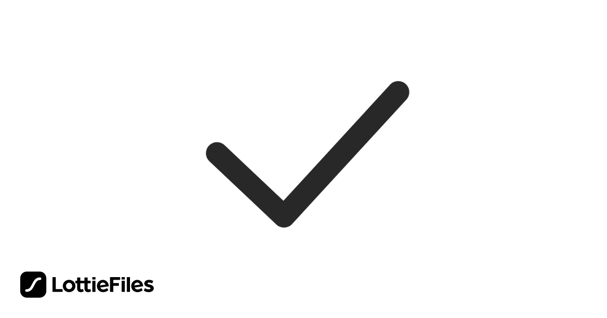 Free Check Mark Animation by Muhammad | LottieFiles