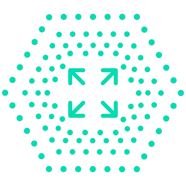 Arrow expand icon Lottie JSON animation