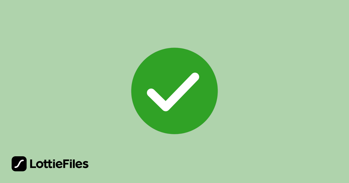 Free tick Animation by Shehzad | LottieFiles