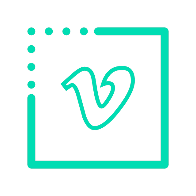 Vimeo icon Lottie JSON animation