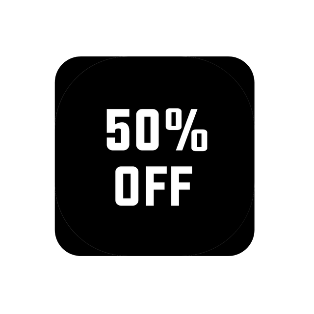 50 Percent Off Animated
