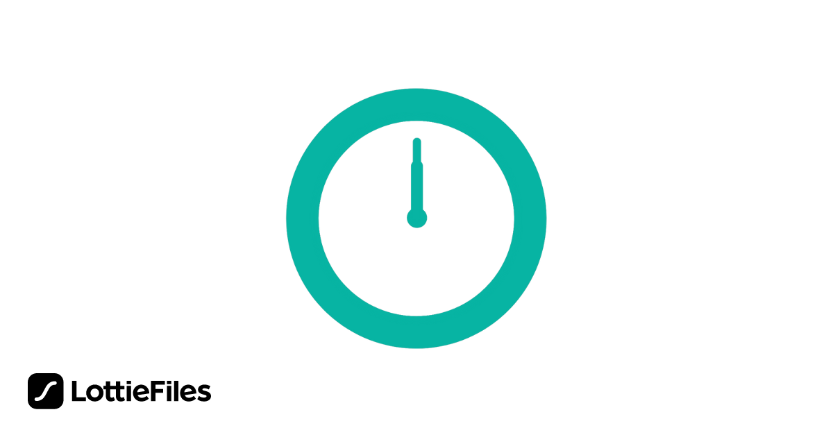 Free clock Animation by Nguyễn Trúc | LottieFiles