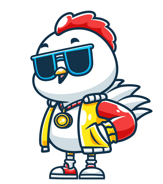 Cool Cartoon Bird Character