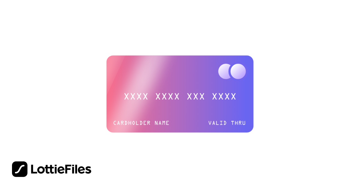 Free Credit Card Animation by Chintan Sapovadiya | LottieFiles