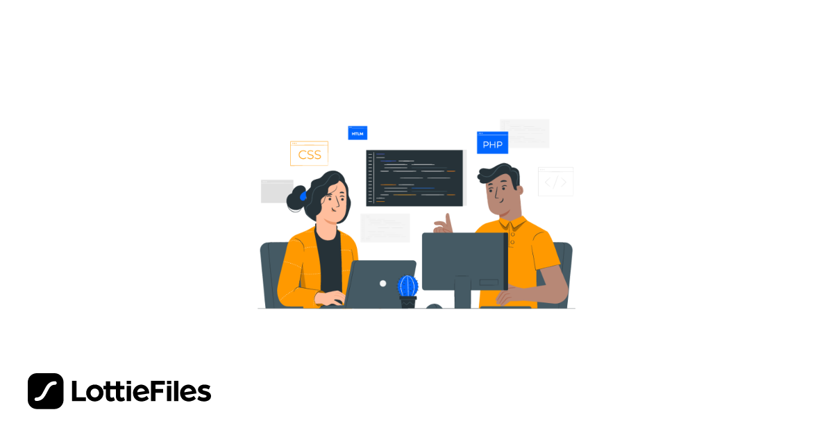 Free Web Development Tutorial Animation by Paulo | LottieFiles