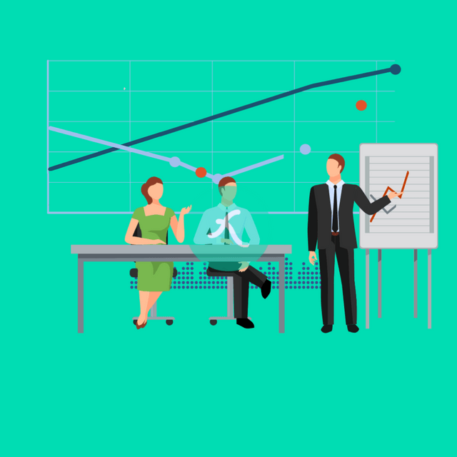Business growth Lottie JSON animation