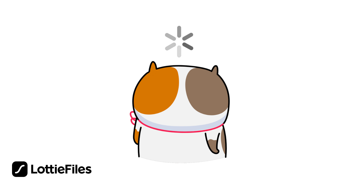 Free cat Mark loading Animation by Miroslav | LottieFiles