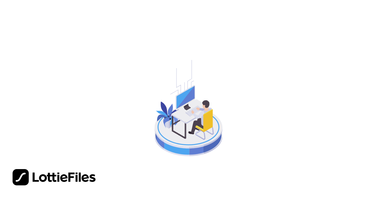 Free Remote work management Animation by Mahendra | LottieFiles