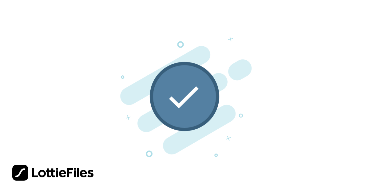 Free Blue Checkmark Animation by Studio K Web Design | LottieFiles