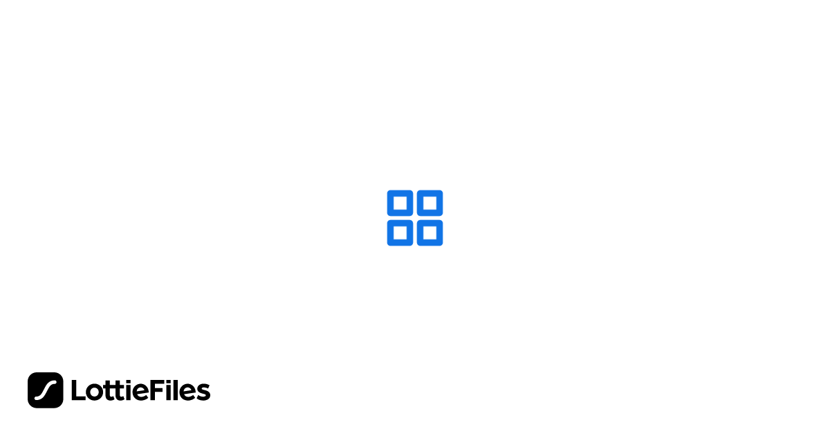 Free blue menu Animation by Marcelo Santos | LottieFiles