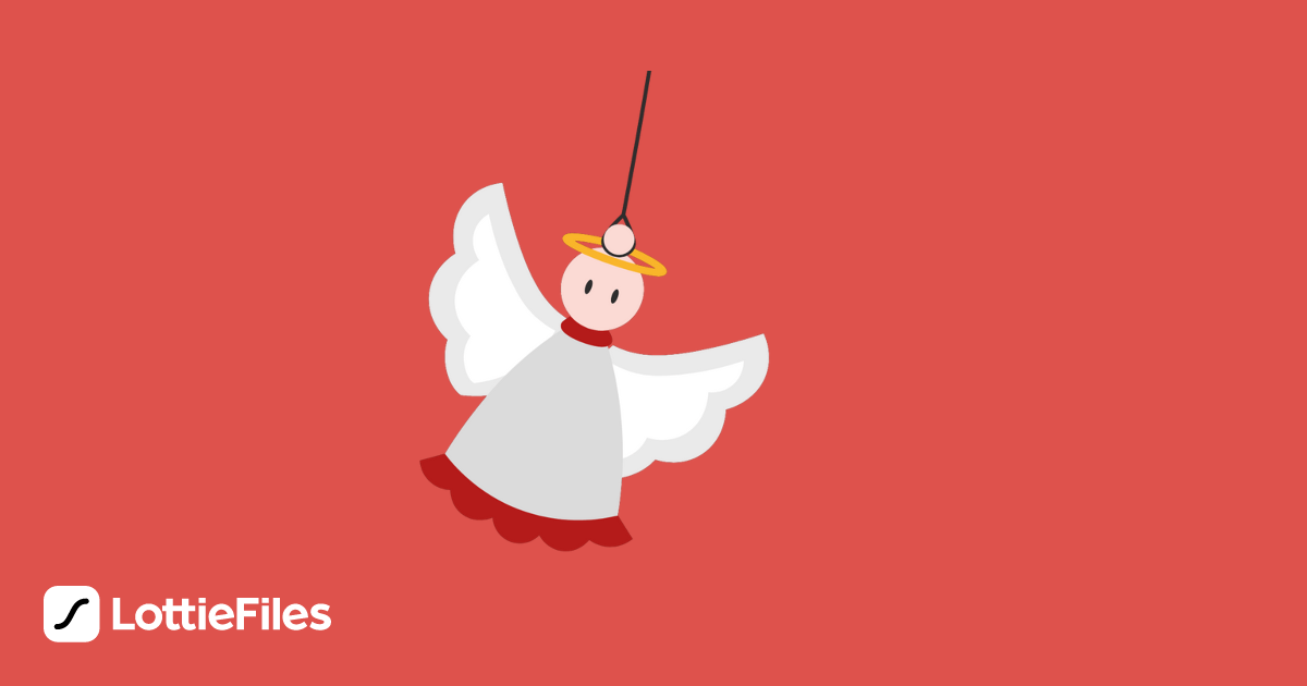 Free Christmas Angel Animation by Malaika | LottieFiles