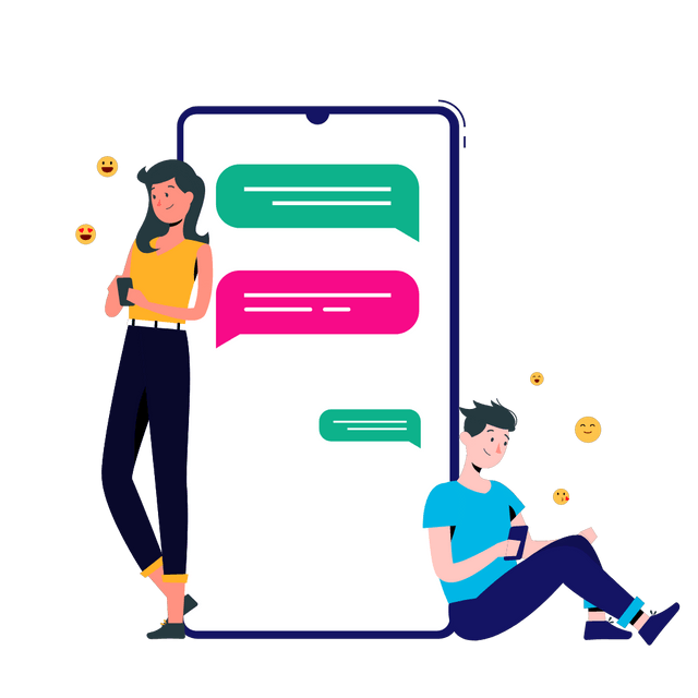 Random chat & chat with friends