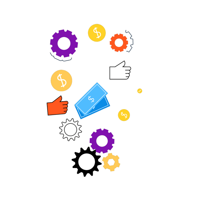 Money minning Lottie JSON animation