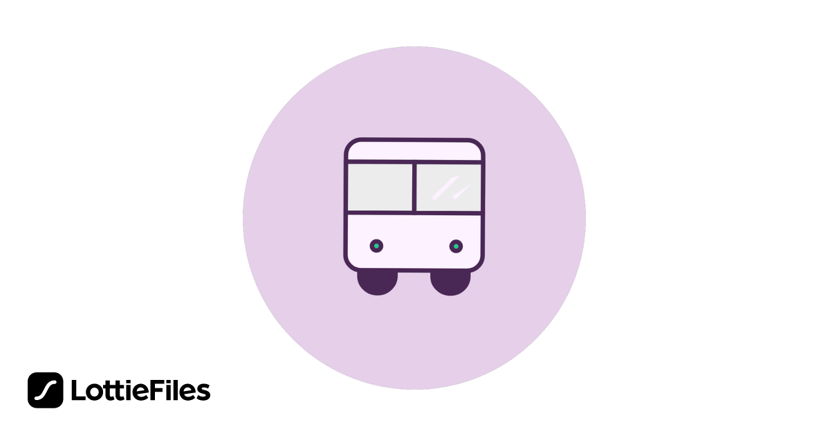 Free Bus icon - interactive icon Animation by Sasha | LottieFiles