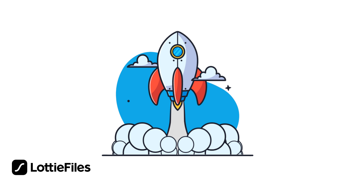 Free rocket-launch Animation by ALPlink | LottieFiles