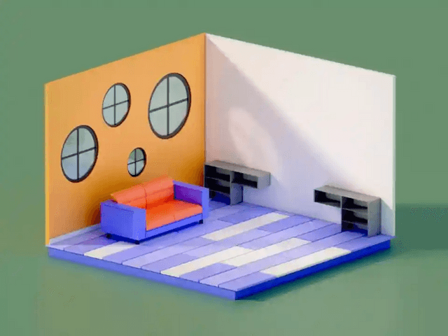 3D Living Room