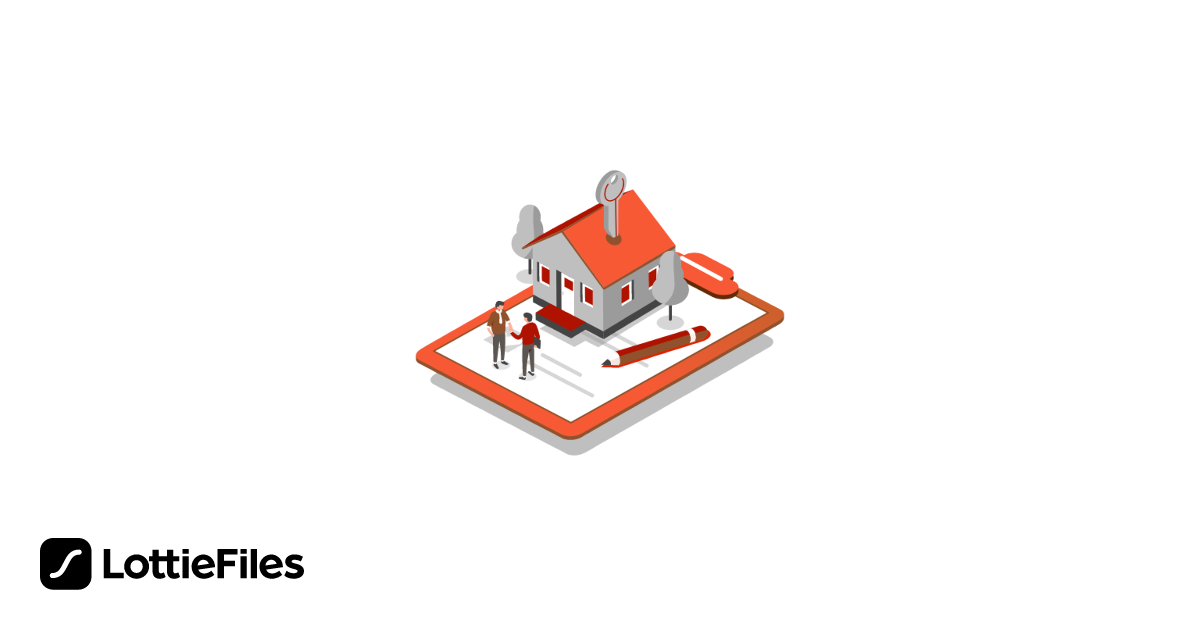 Free Orange House Rental Animation by Helen | LottieFiles