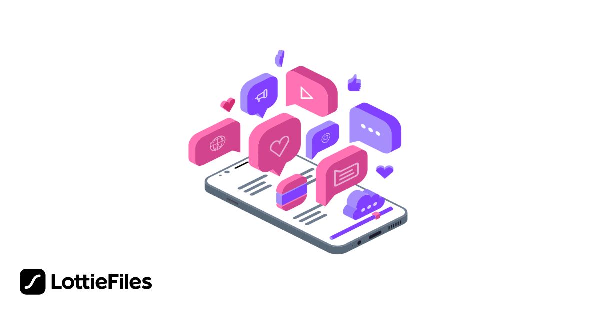Free Social Media Marketing Animation by Vidya Sontakke | LottieFiles