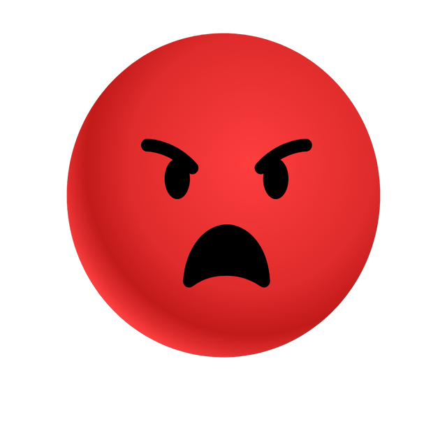 Angry emoji Lottie JSON animation